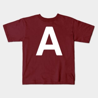 "A" - alphabet Kids T-Shirt